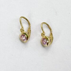 Zlaté detské náušnice